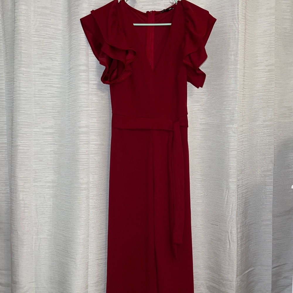 Burgundy Jumpsuit